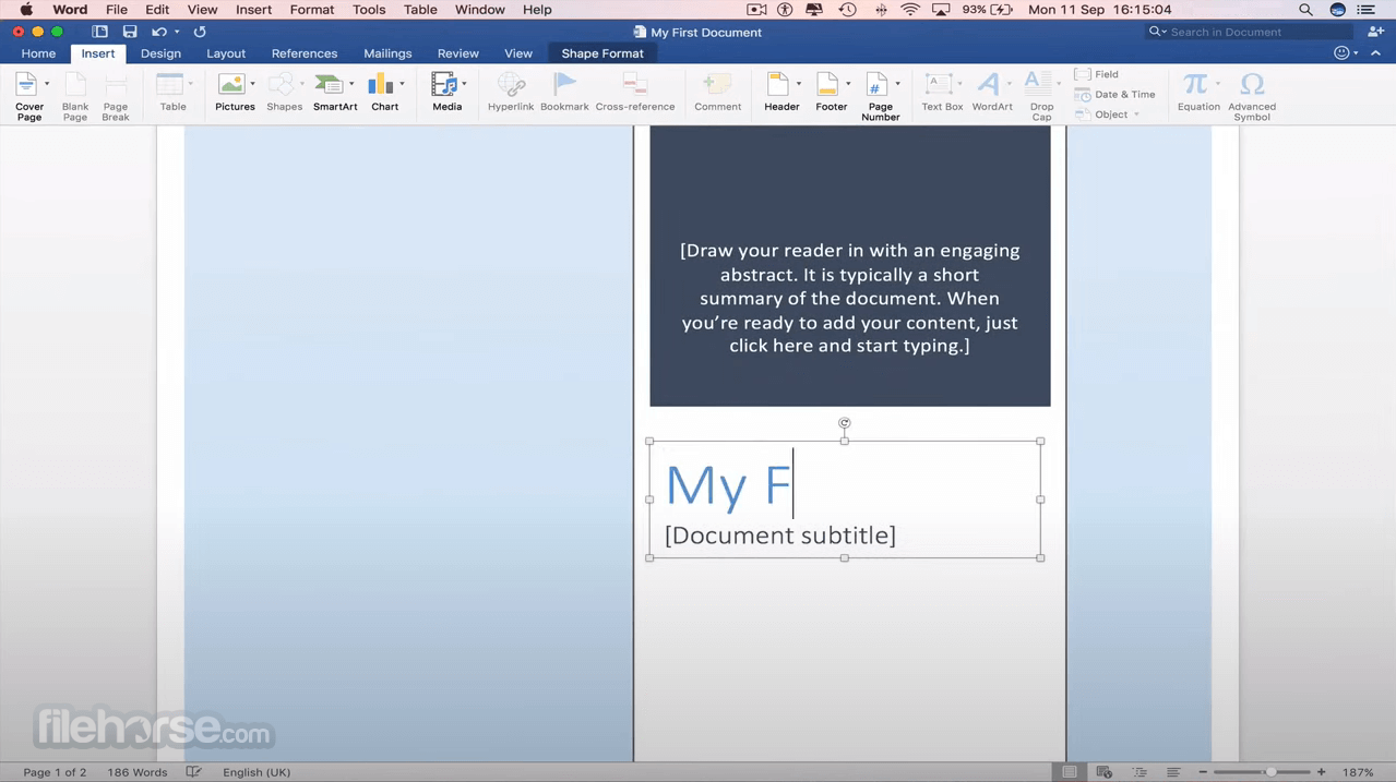 microsoft word for mac see past versions